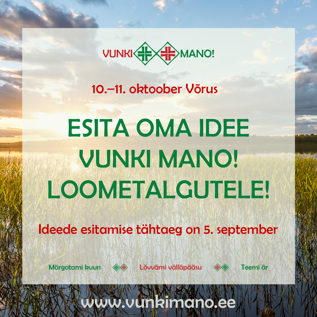 Esita oma idee VUNKI MANO loometalgutele!