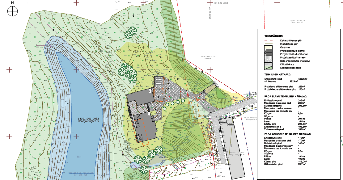 Projekteerimistingimuste andmine Rõuge vallas Haanja külas Haanja mnt 5