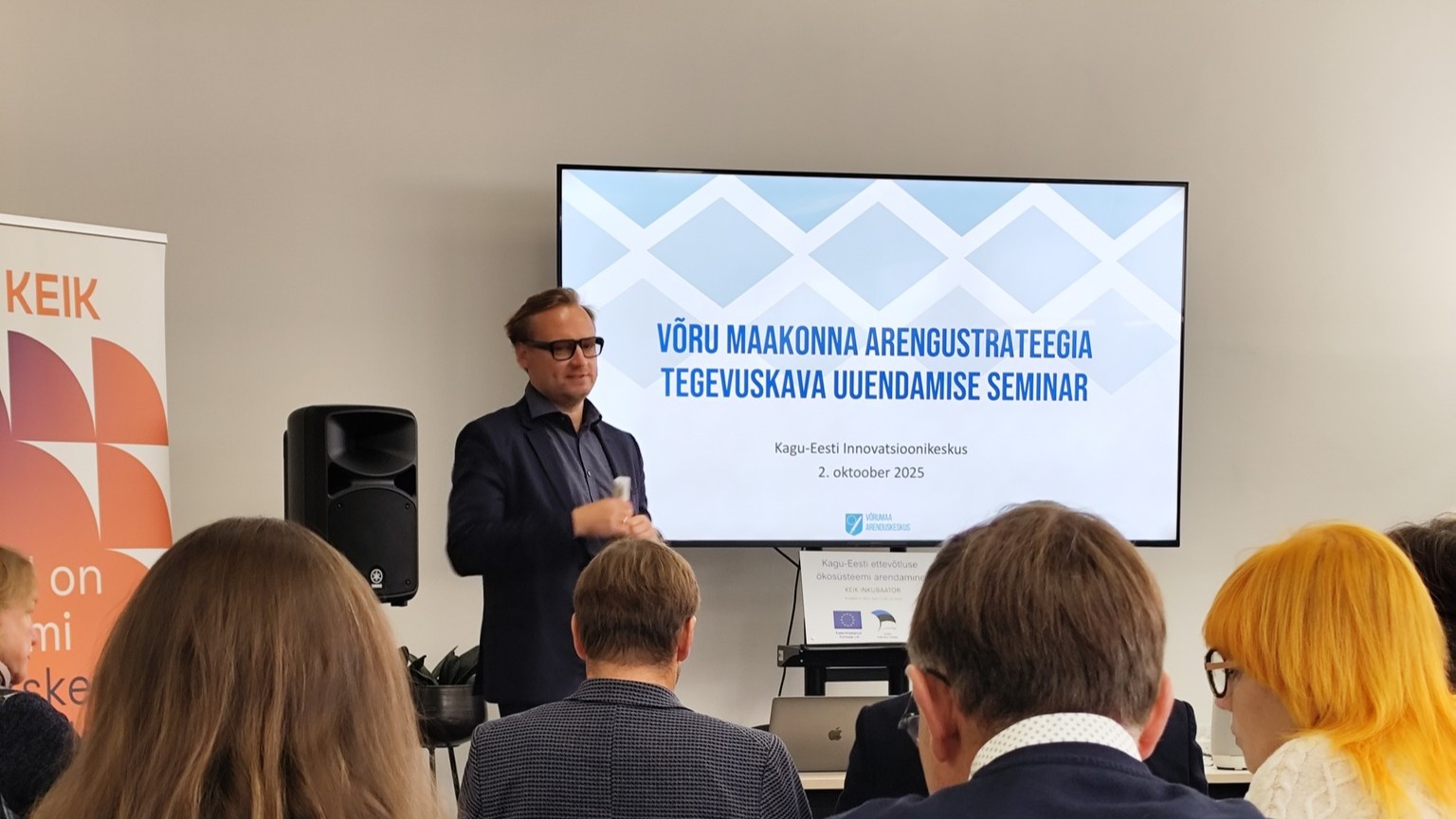 Võrumaa arengustrateegia uuendamise seminar 2025. Foto: Sten Mahov