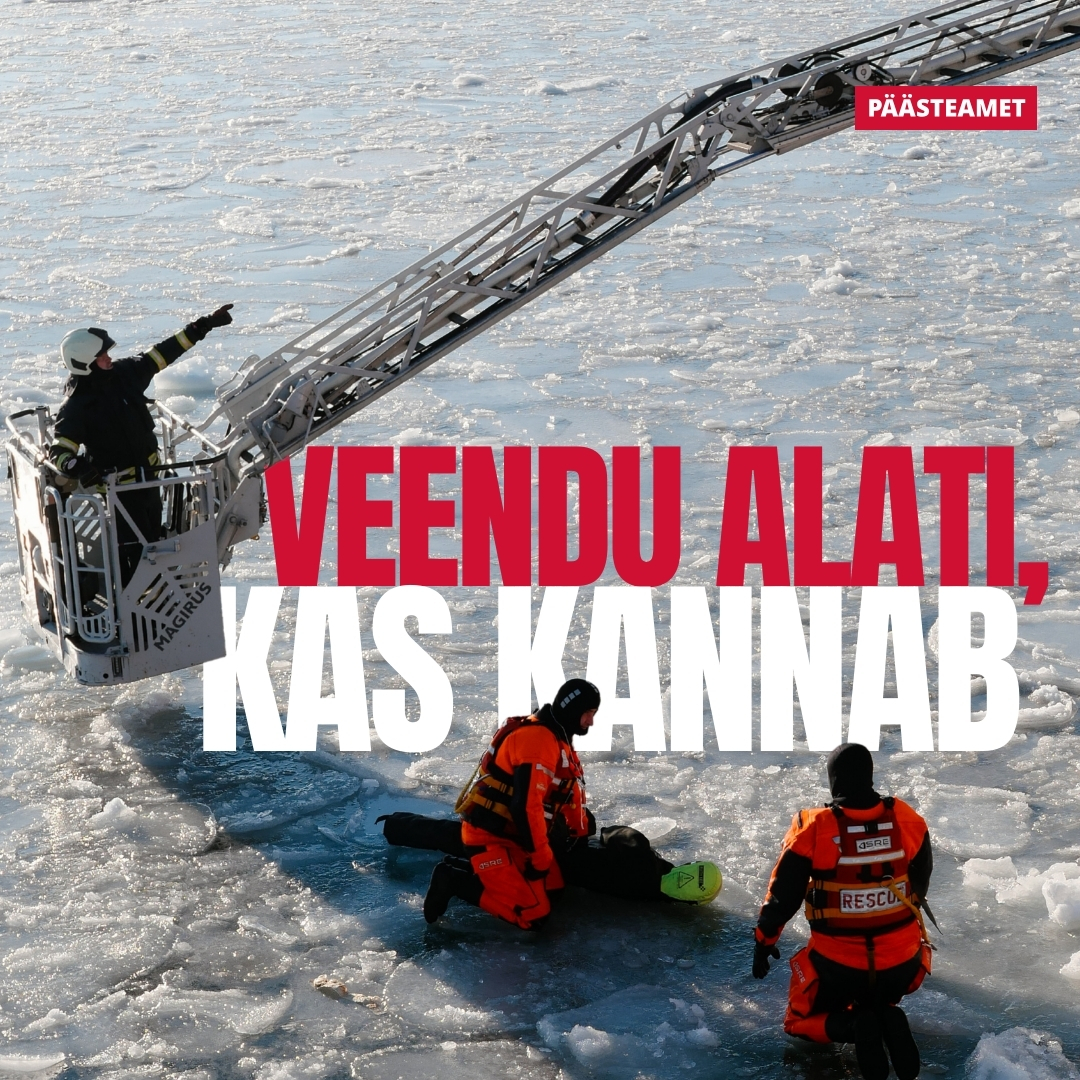 13.03.2026: Päästeamet soovitab siseveekogude jääle mitte minna