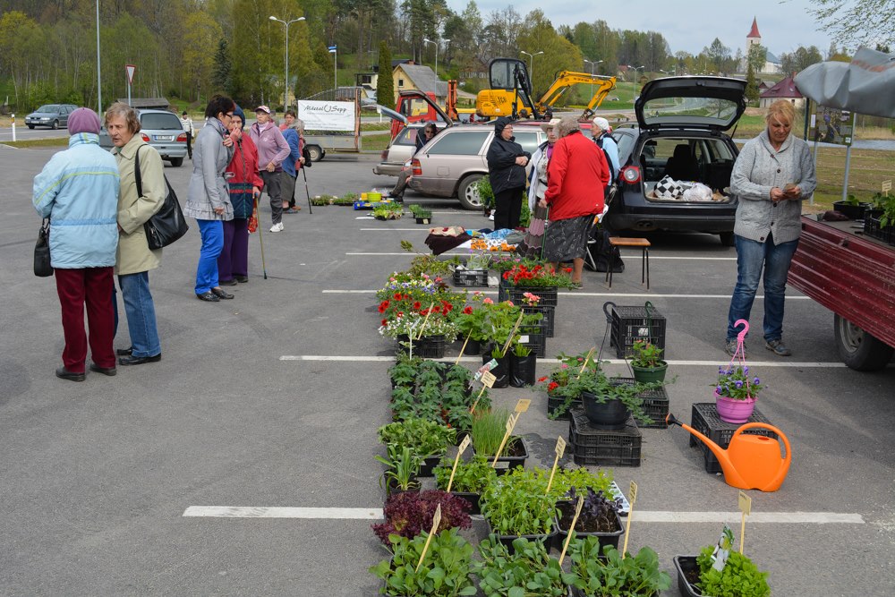 Rõuge reedene taluturg aprillis 2016.