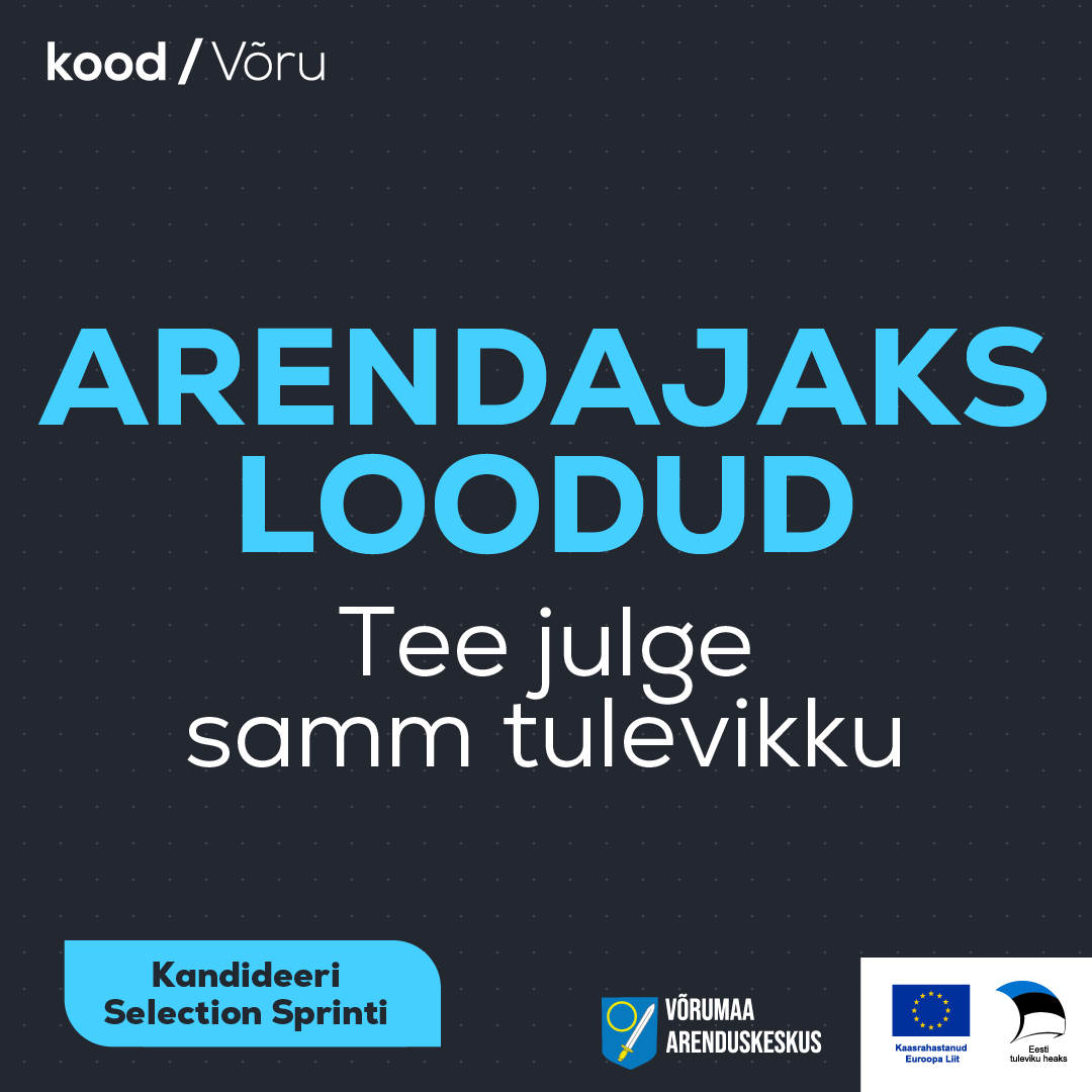 Kiirtee karjäärini: //kood avab ukse IT-sektorisse